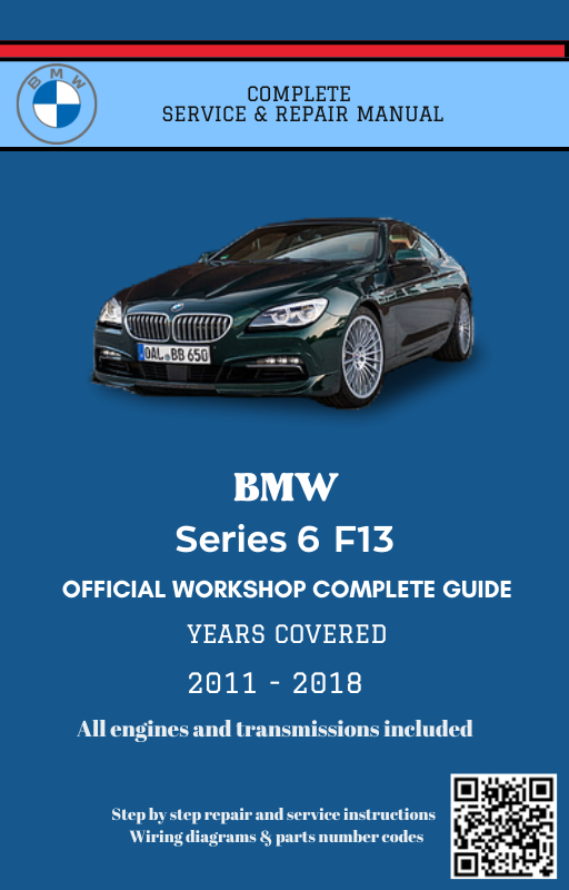 BMW Series 6 F13 Service and Repair Manual